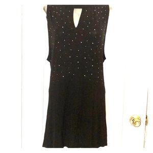 Black slinky style top